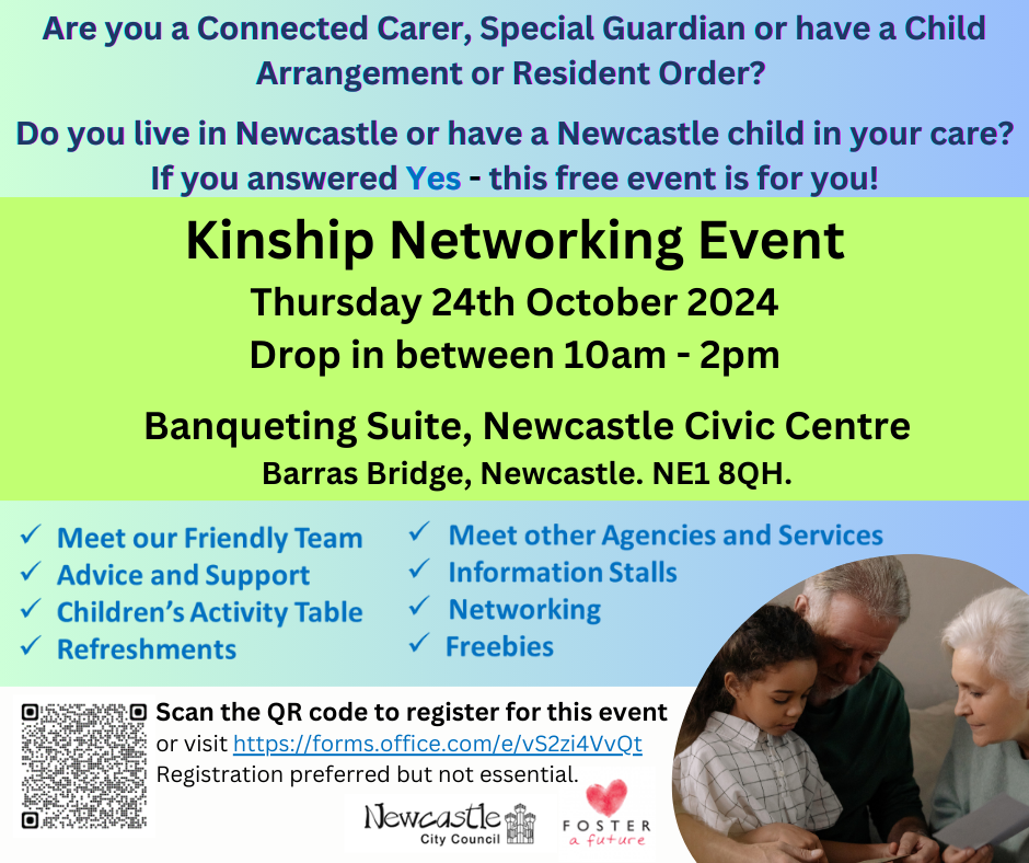 Newcastle City Council Kinship Networking Event Poster image